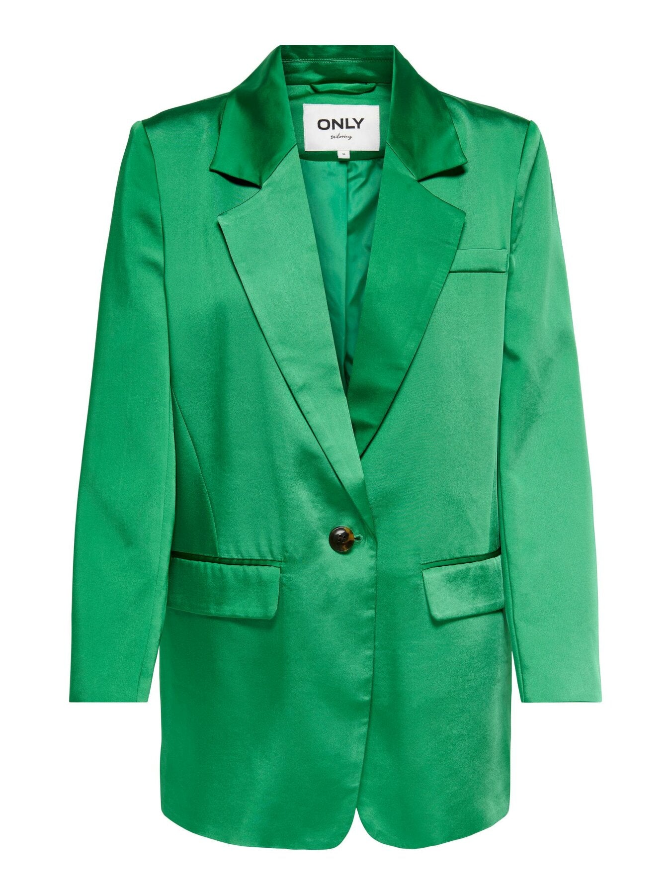 Glänzender Satinblazer "gldLANA-MAYRA" in grün