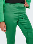 Glänzede Satinhose "gldPAIGE-MAYRA" in grün