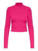 Rollkragenpulli "gldNAJA" in Pink Yarrow