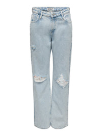 Jeans "gldDAD" in light blue denim
