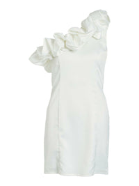 One Shoulder Mini-Kleid "gldVIDA" in weiß