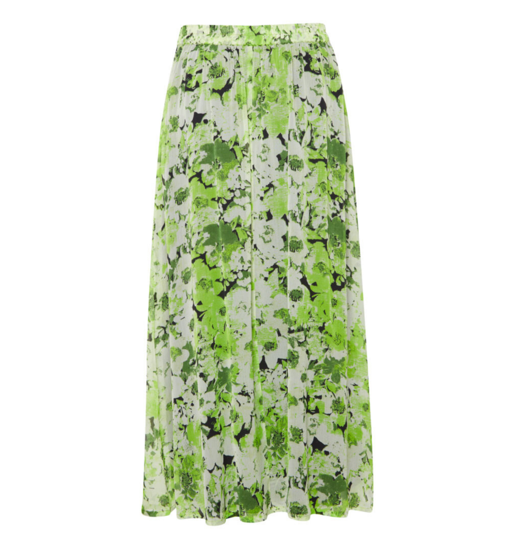Gemusterter Rock "gldKANUI" aus nachhaltigem Polyester