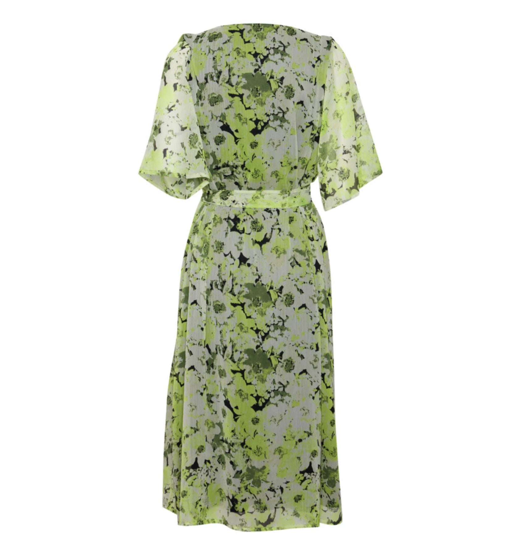 Gemustertes Midikleid "gldKANUI" aus nachhaltigem Material