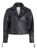 Biker-Lederjacke “gldCAMELY” in schwarz