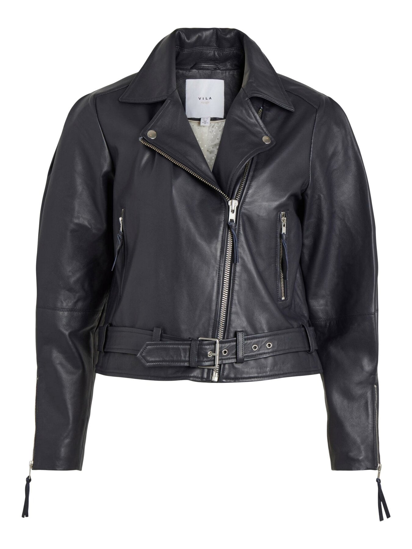 Biker-Lederjacke “gldCAMELY” in schwarz