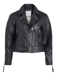 Biker-Lederjacke “gldCAMELY” in schwarz
