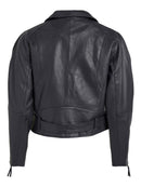 Biker-Lederjacke “gldCAMELY” in schwarz
