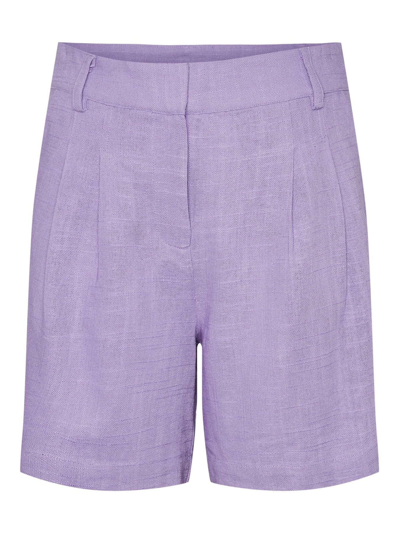Shorts mit Leinen-Anteil "gldISMA" in lila