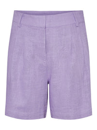 Shorts mit Leinen-Anteil "gldISMA" in lila