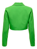 Gecroppter Blazer "gldMAIA" in Vibrant Green