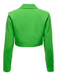 Gecroppter Blazer "gldMAIA" in Vibrant Green