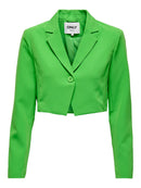 Gecroppter Blazer "gldMAIA" in Vibrant Green