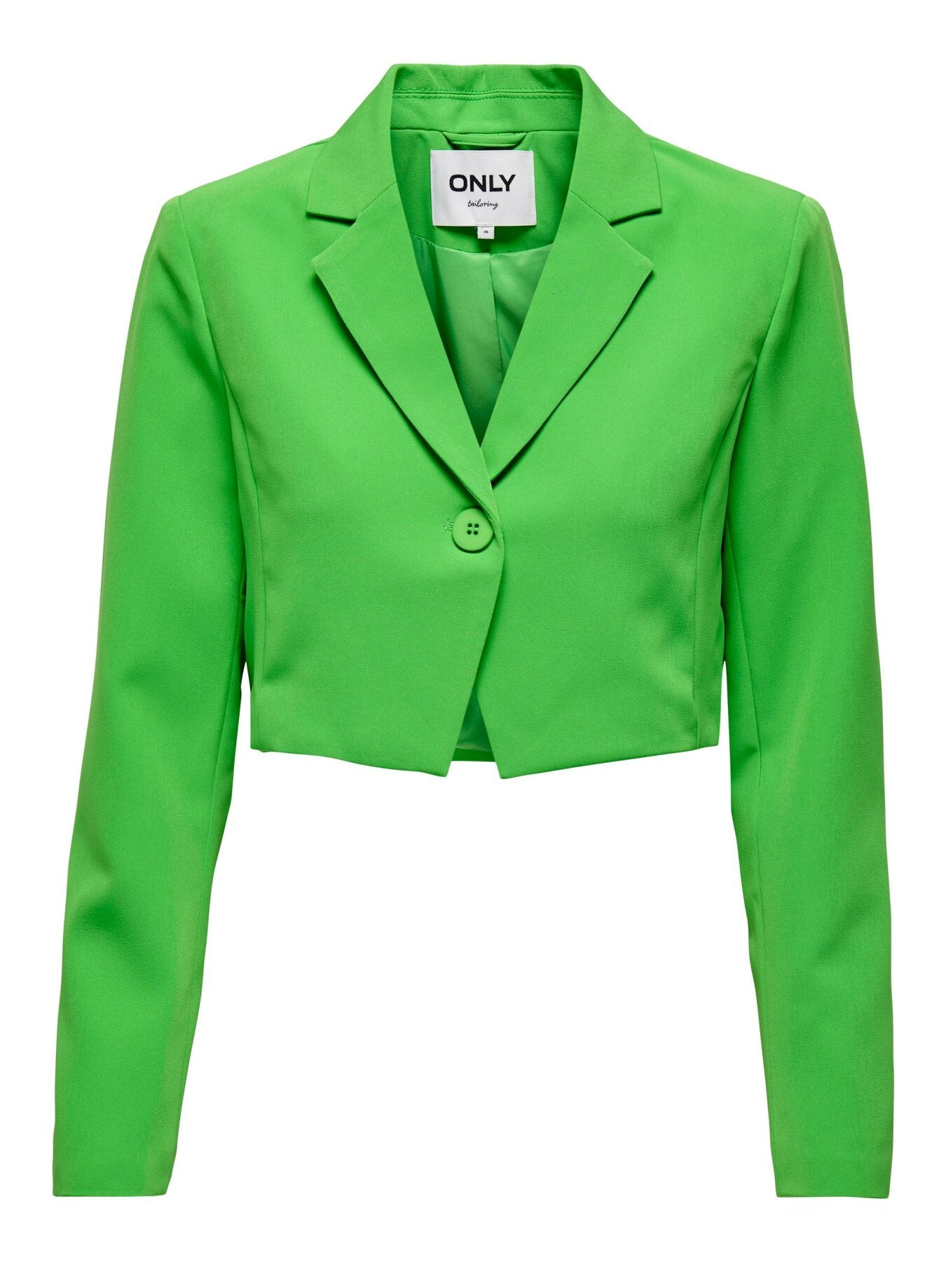 Gecroppter Blazer "gldMAIA" in Vibrant Green