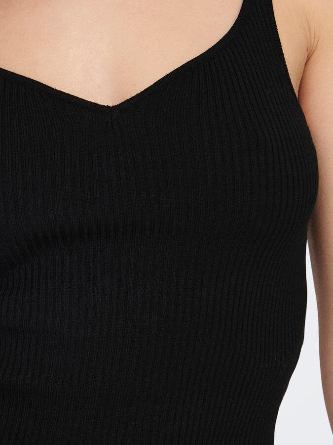 Süßes Top "gldMIRI" mit Herzausschnitt in Black