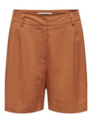 Leinenshorts "gldLUDO" in terrakotta