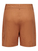 Leinenshorts "gldLUDO" in terrakotta