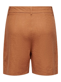 Leinenshorts "gldLUDO" in terrakotta