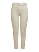 High Waist Jeans "gldEMILY" in ecru