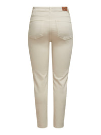 High Waist Jeans "gldEMILY" in ecru