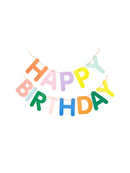 Girlande "gldHAPPY BIRTHDAY" in multicolor / neon