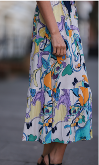 Midikleid "gldNINNA" mit Print Mixed Colors