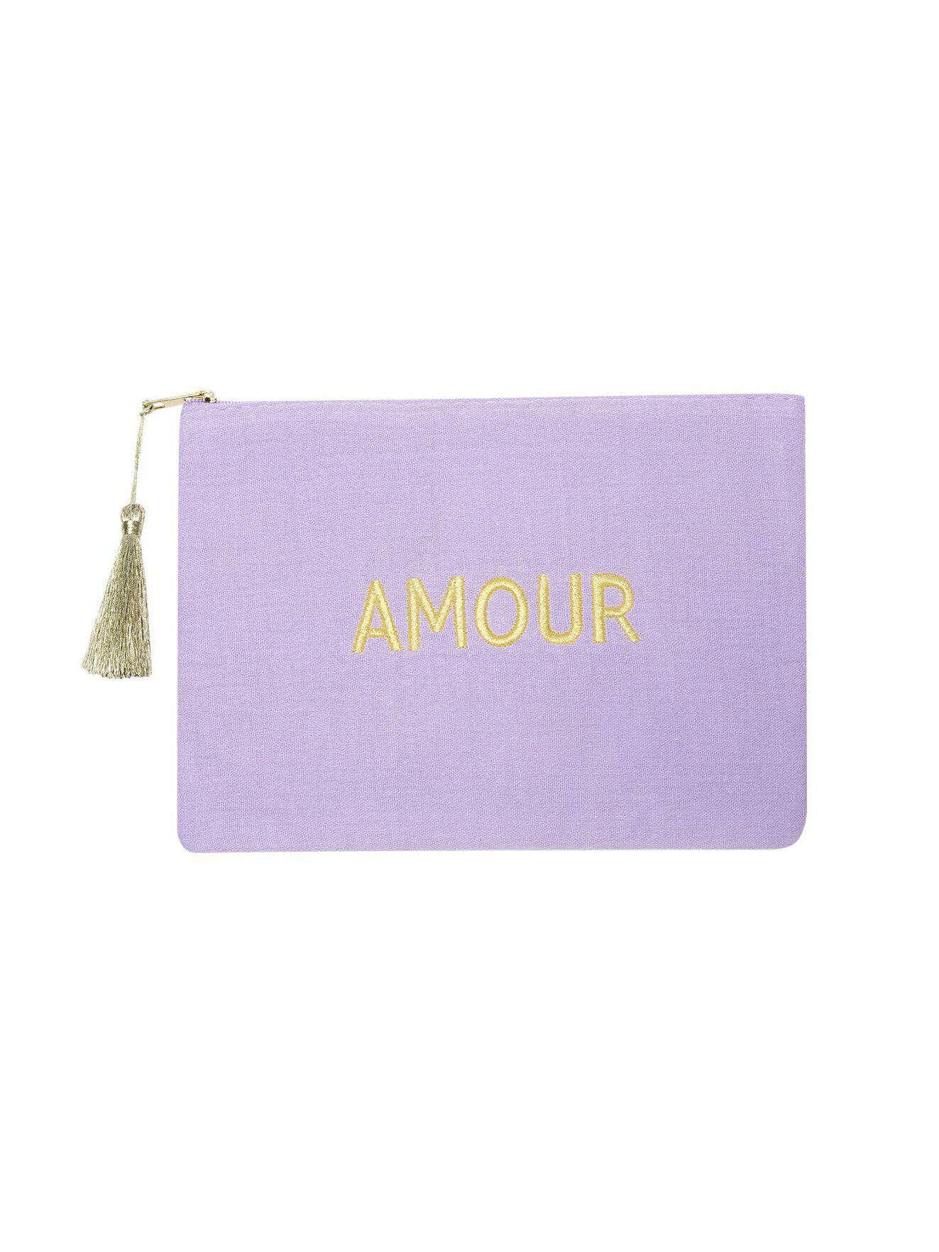 Makeup Tasche "gldAMOUR" in lila