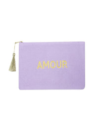 Makeup Tasche "gldAMOUR" in lila