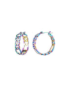 Holographische Ohrringe "gldHOLLYCHAIN"