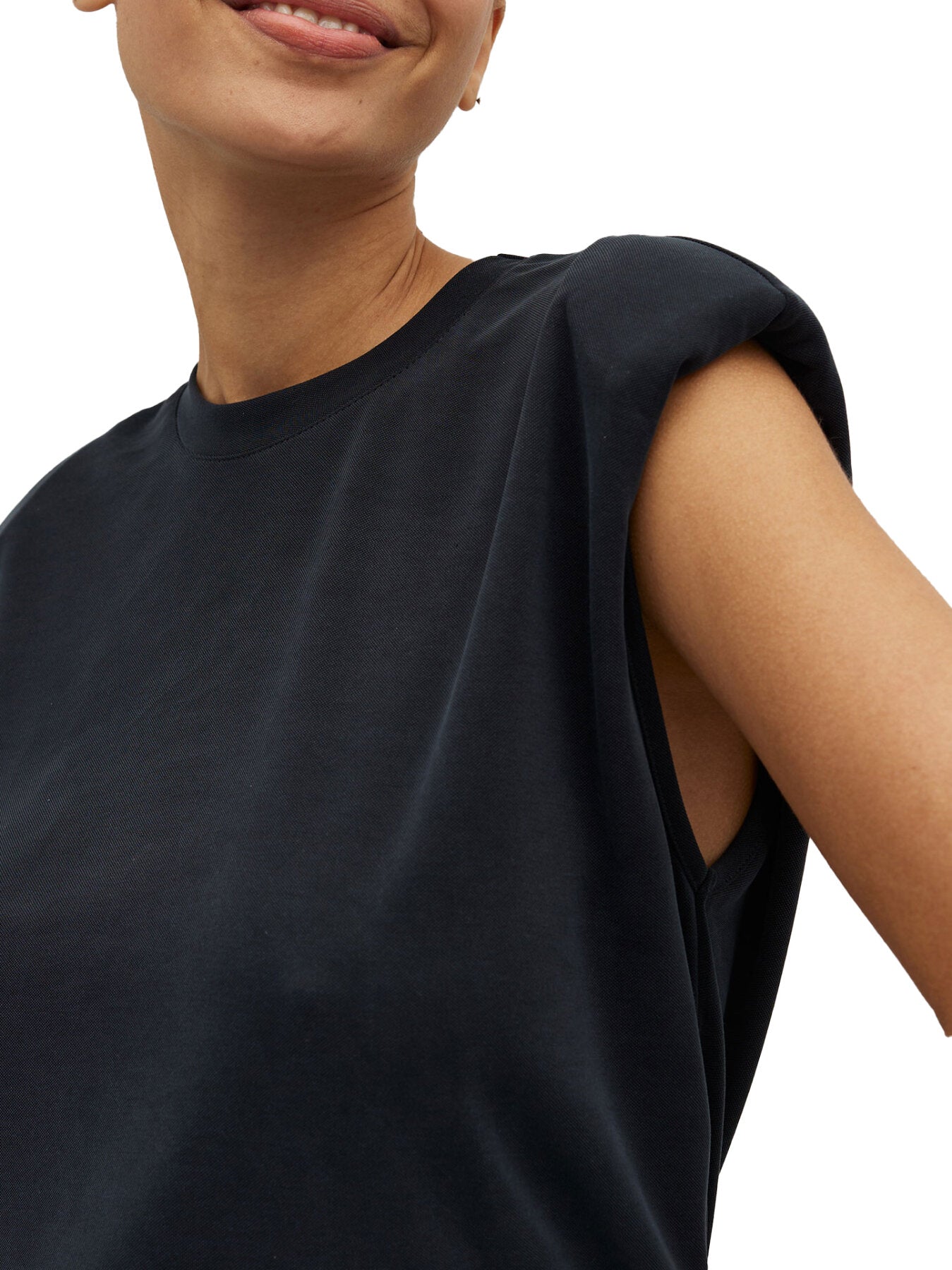 Shoulderpad-Shirt "gldMONTERIO-M" in schwarz