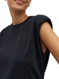 Shoulderpad-Shirt "gldMONTERIO-M" in schwarz