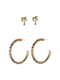 Ohrringe "gldVILMA" 2er Pack in gold
