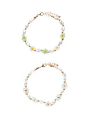 2er Pack Armband "gldAGGIE" in gold colour
