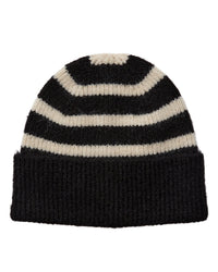 Strickmütze "gldDARIA" in schwarz/weiß