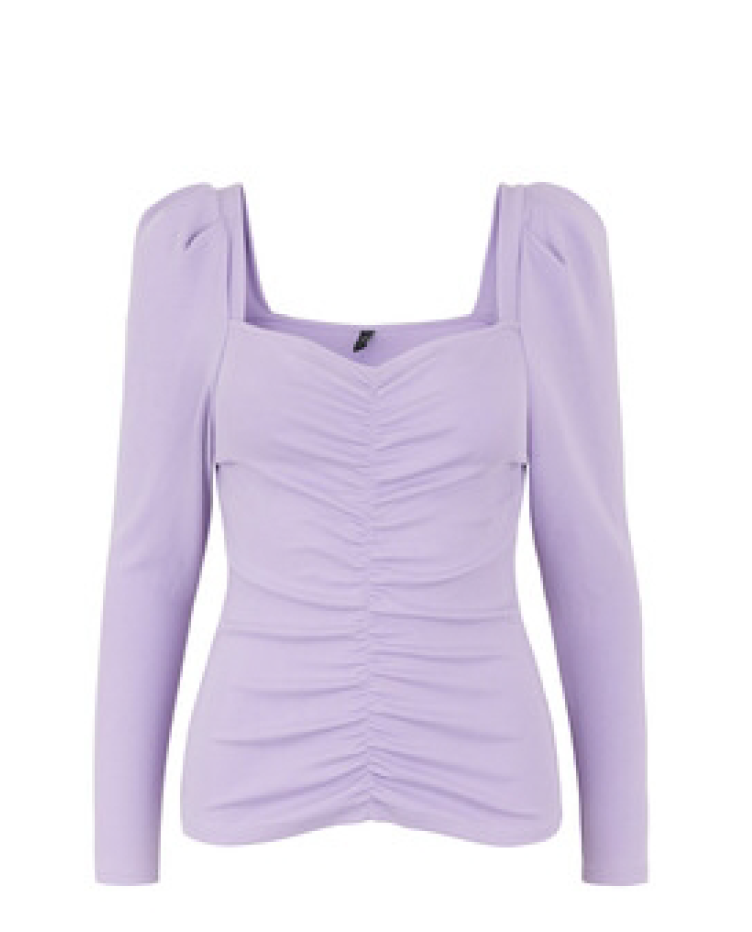 Langärmeliges Top "gldLANA" in lavender