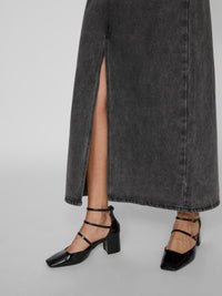 Langer Jeansrock "gldKIRA" in grau