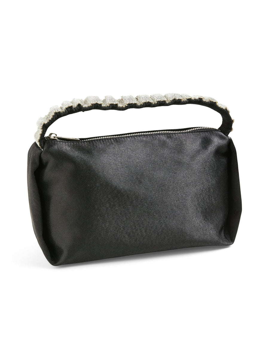 Glitzer-Bag "gldASILA" in schwarz
