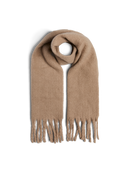Schal mit Fransen "gldNIKITA" in Silver Mink