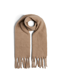 Schal mit Fransen "gldNIKITA" in Silver Mink