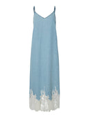 Midi Dress "gldFENI" in light blue denim