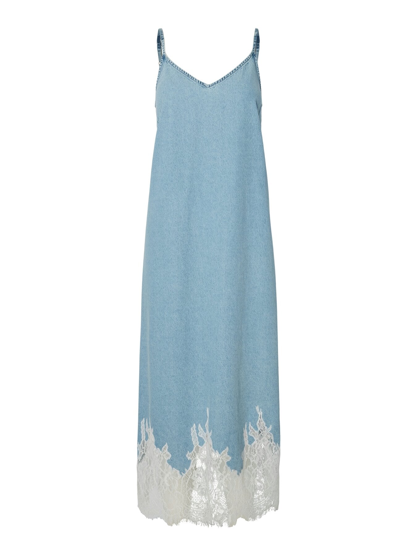 Midi Dress "gldFENI" in light blue denim