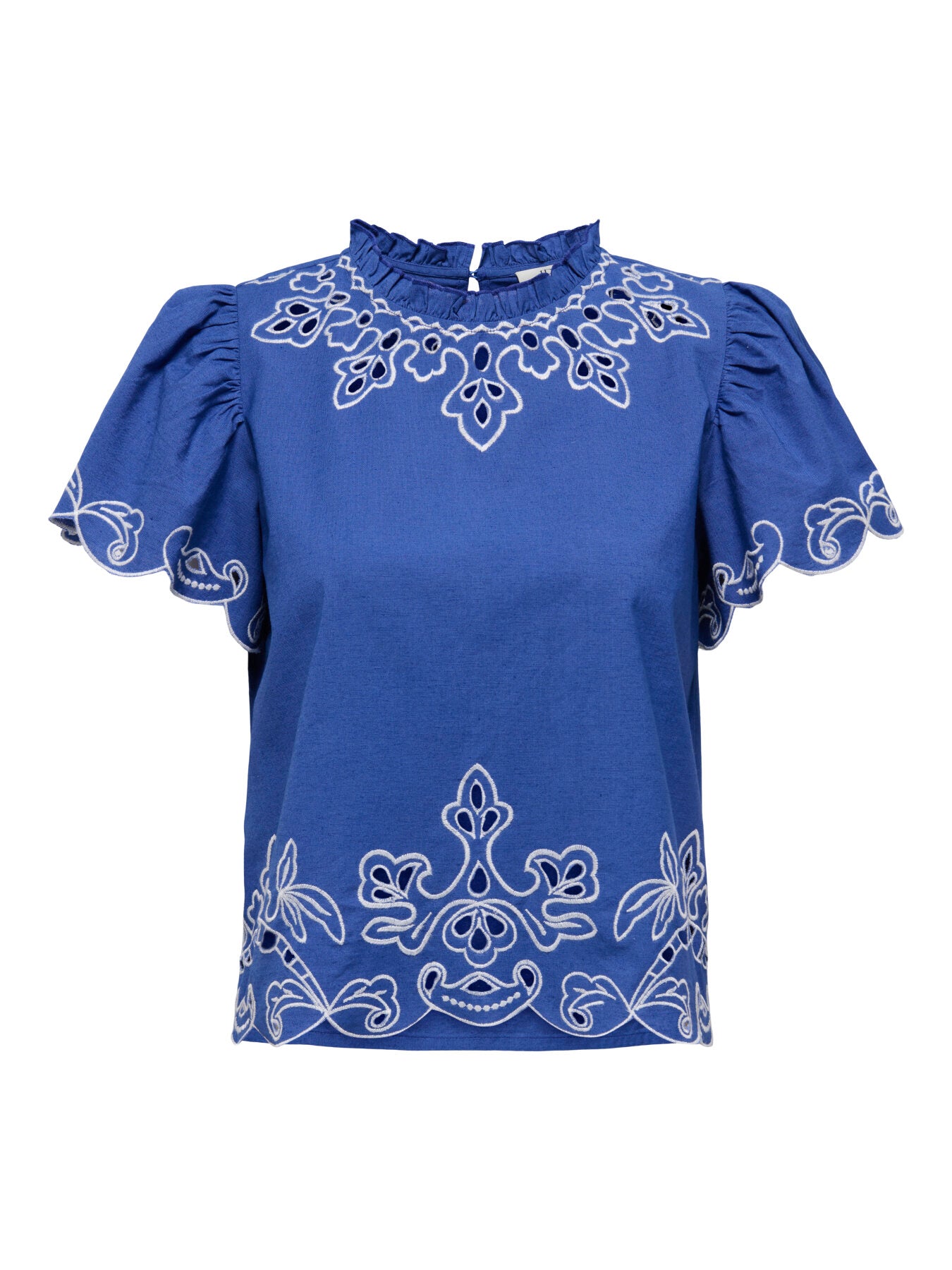 Blaues T-Shirt "gldVERA" aus Baumwolle