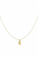 Croissant-Halskette "gldELLA" in gold