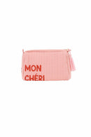 Make-up-Bag "gldMONCHERIE" rosa in klein