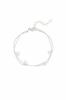 Herzchenarmband "gldTINA" in silber