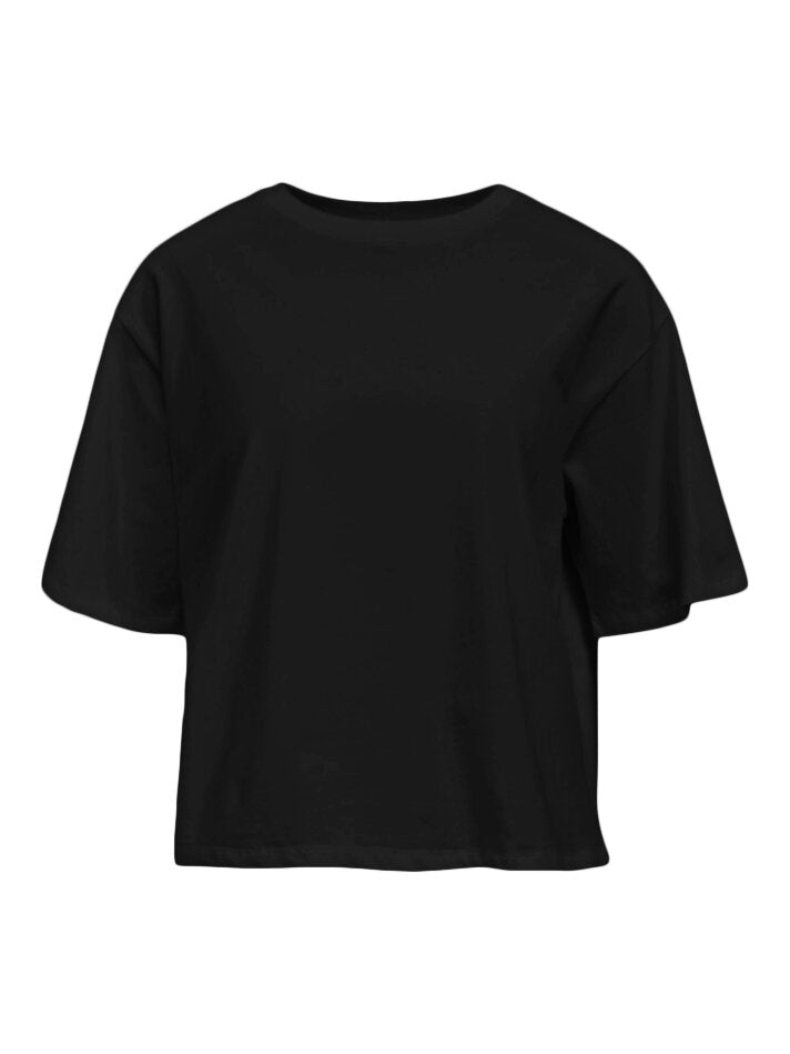 Schwarzes T-Shirt "gldGIMA" aus Bio-Baumwolle