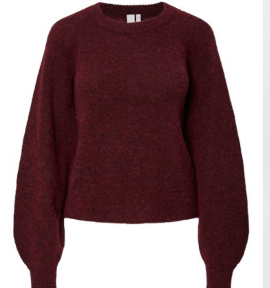 Strickpullover "gldJOHI" in rot