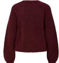 Strickpullover "gldJOHI" in rot