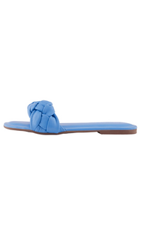 Sandale aus Leder "gldVERA" in blau