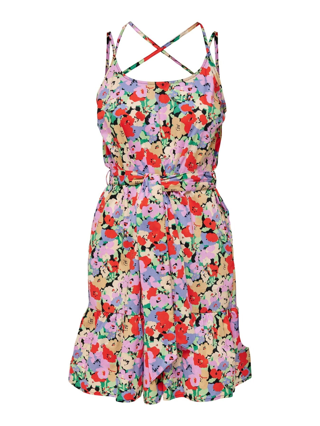 Trägerkleid "gldCHARLOT" mit Blumenprint