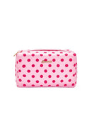 Makeup-Bag "gldLOLA" mit Polka Dots in pink